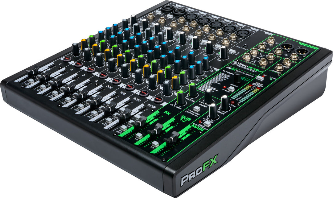 12 Channel Professional Effects Mixer with USB