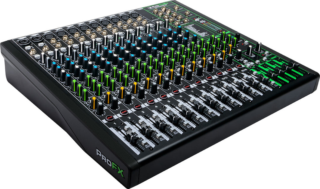 16 Channel 4-bus Professional Effects Mixer with USB