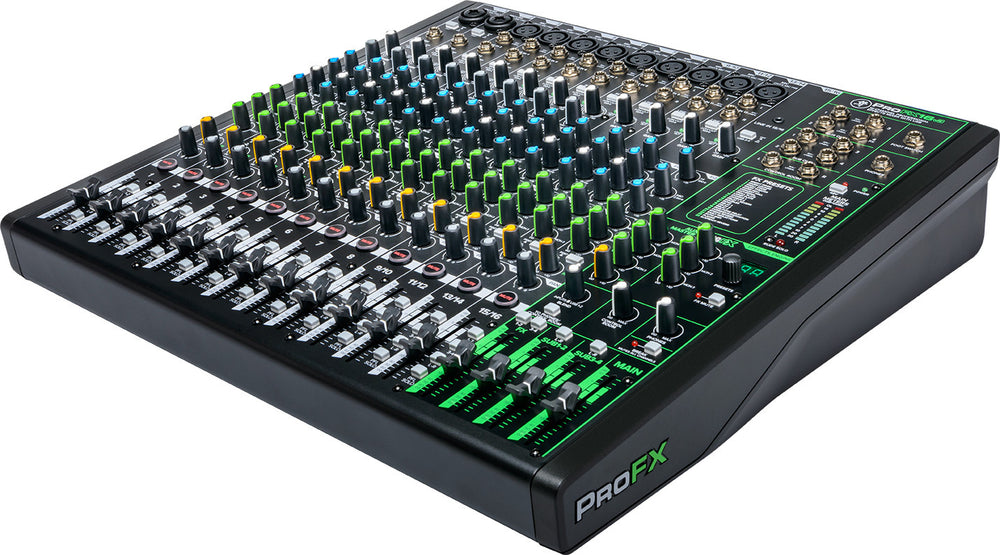 16 Channel 4-bus Professional Effects Mixer with USB