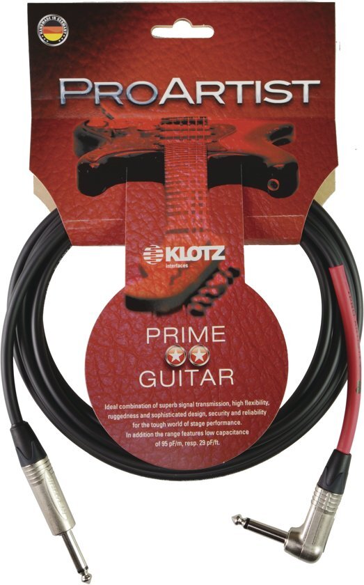 Guitar 6M (20Ft) Pro Artist Instrument Cable - PRON060PR