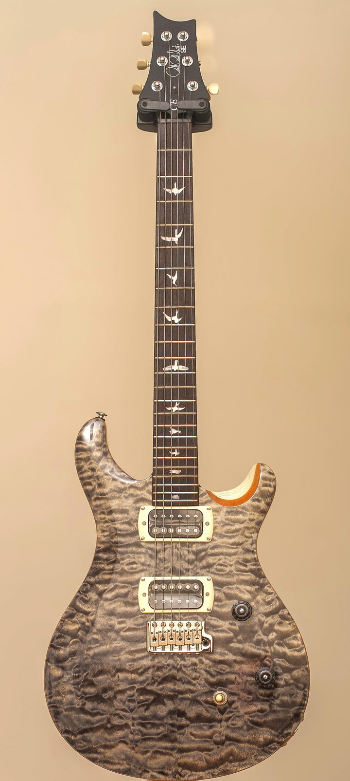 Paul Reed Smith (PRS) SE CE-24 Quilted Maple Top -  Charcoal