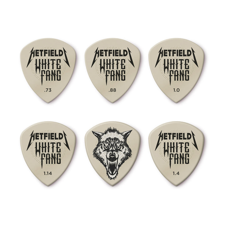 HETFIELD'S WHITE FANG™ CUSTOM FLOW® PICK VARIETY PACK - 6 PACK