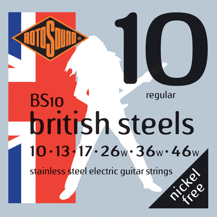 Rotosound Bs10 British Steel Electric String Set