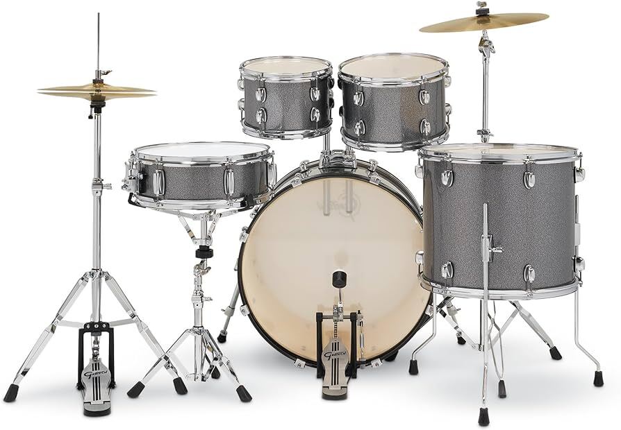 Gretsch Renegade 5-Piece Drum Kit in Grey Sparkle
