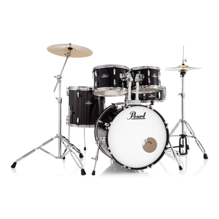 Pearl Roadshow 20" Fusion 5pc Drum Kit Package - Jet Black