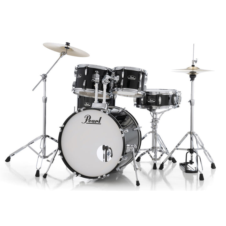 Pearl Roadshow 20" Fusion 5pc Drum Kit Package - Jet Black