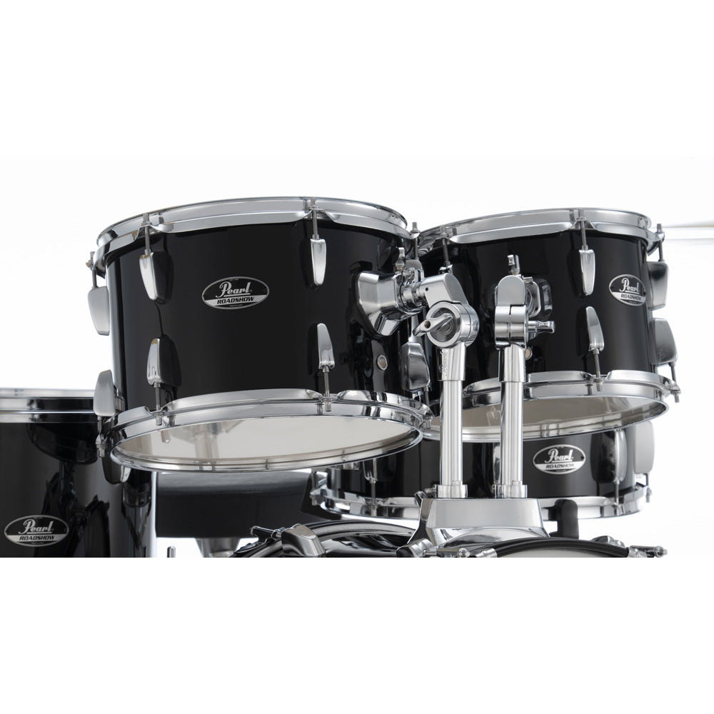 Pearl Roadshow 20" Fusion 5pc Drum Kit Package - Jet Black