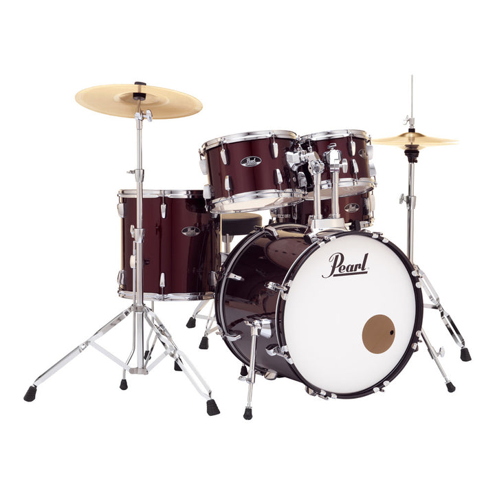 Pearl Roadshow 20" Fusion 5pc Drum Kit Package - Red Wine