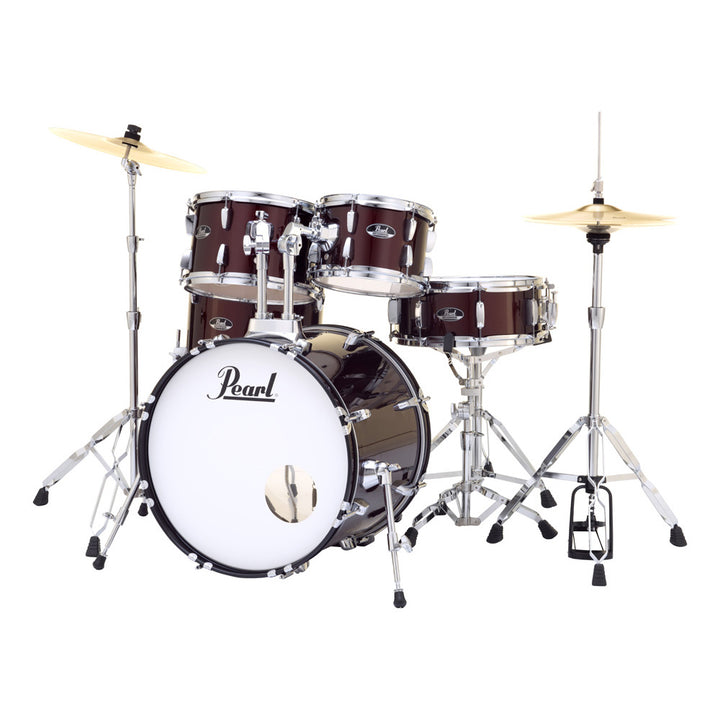 Pearl Roadshow 20" Fusion 5pc Drum Kit Package - Red Wine