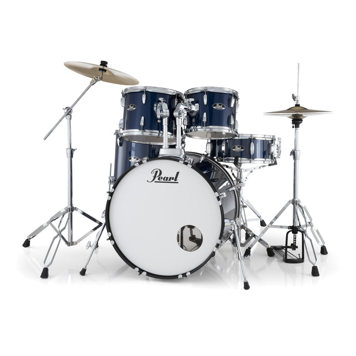 Pearl Roadshow 22" Fusion Plus Drum Kit Package - Royal Blue Metallic