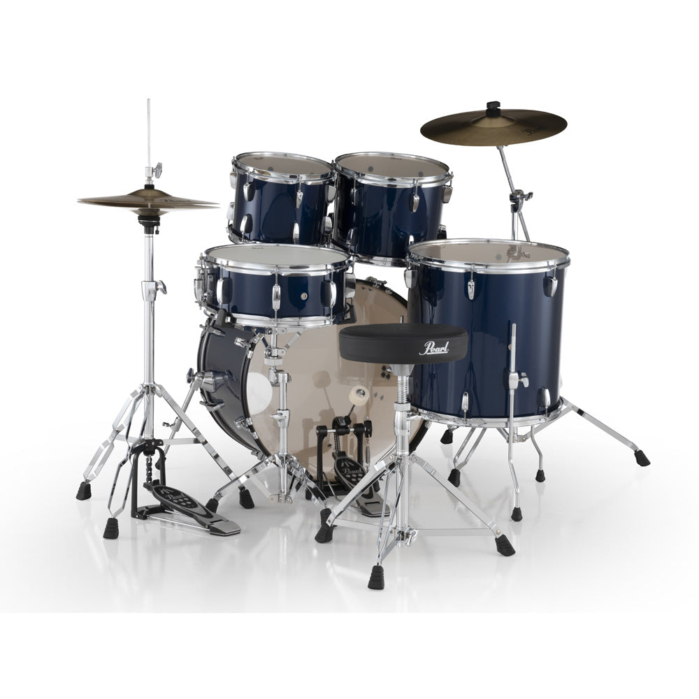 Pearl Roadshow 22" Fusion Plus Drum Kit Package - Royal Blue Metallic
