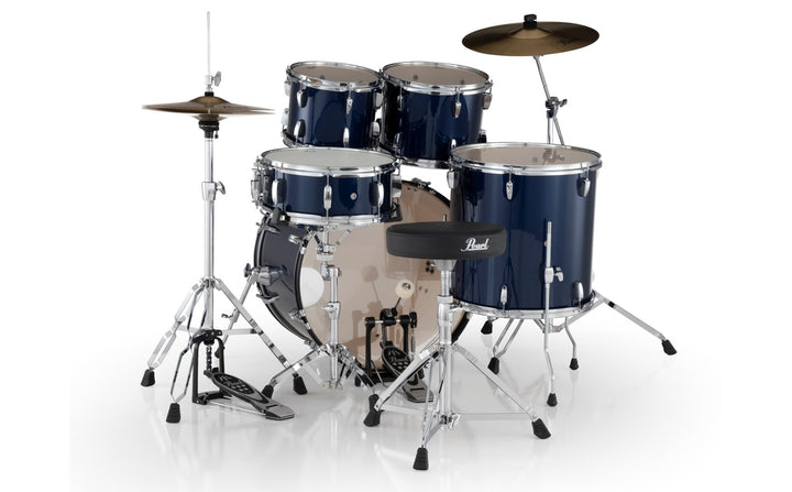 Pearl Roadshow 20" Fusion 5pc Drum Kit Package - Royal Blue Metallic