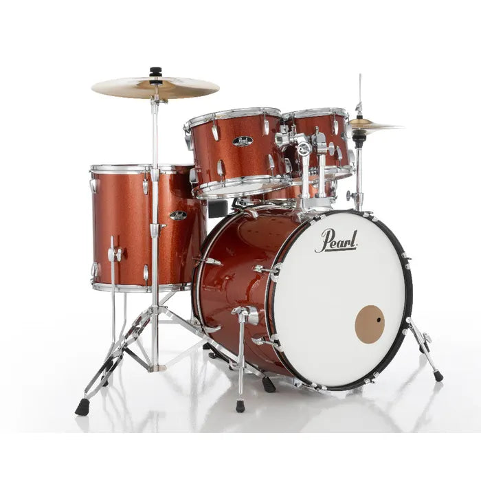 Pearl Roadshow 22" Fusion Plus Drum Kit Package - Burnt Orange Sparkle
