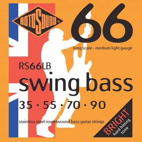 Rotosound Rs66Lb Swing Bass66 Long Scale 35-90 Stainless