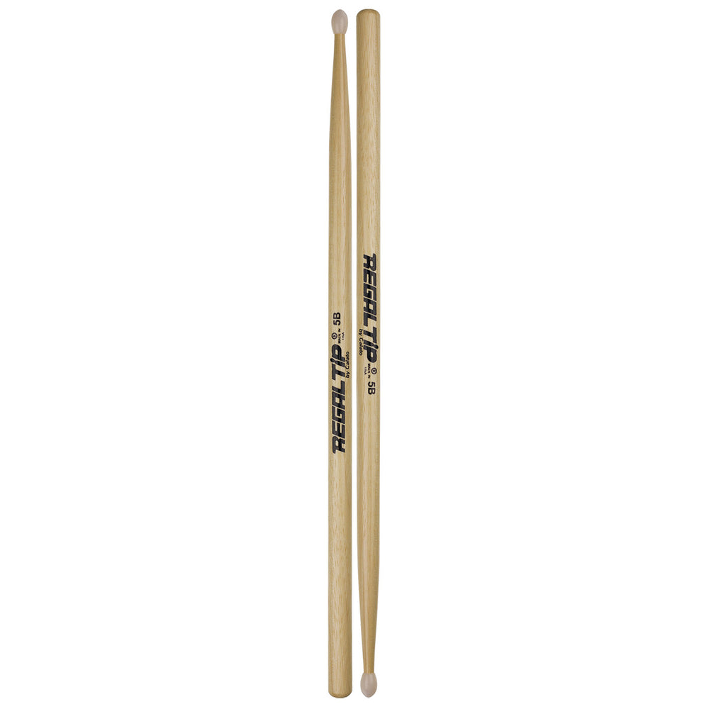 5B Nylon Tip Drumsticks Hickory
