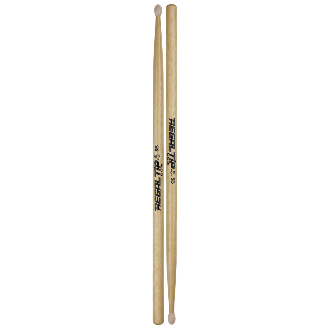 5B Nylon Tip Drumsticks Hickory