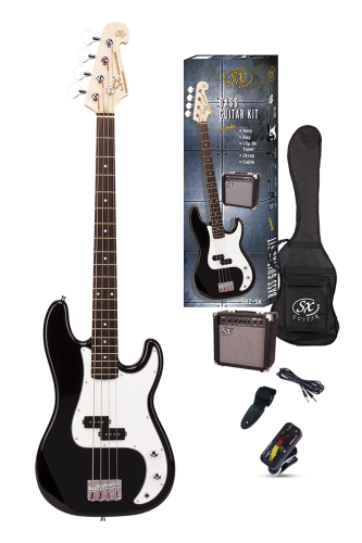 Essex Electric Bass & Amp Pack in Black
