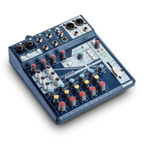 Soundcraft Notepad-8FX Mixing Console with USB I/O and Lexicon Effects