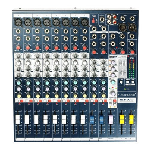 Soundcraft EFX8 8 Channel High-Performance Lexicon Effects Mixer