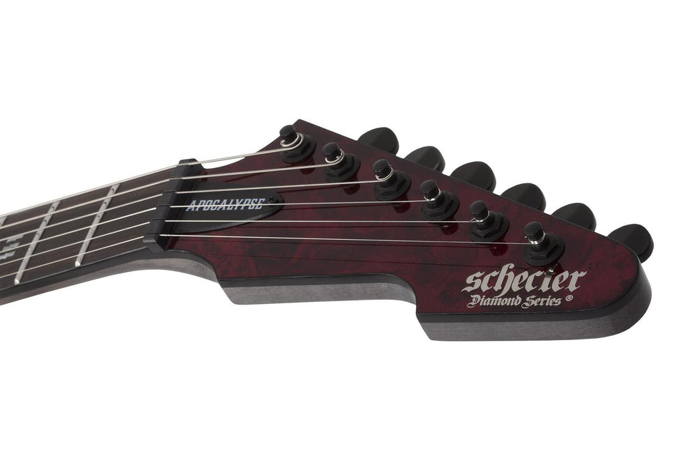 Schecter E-1 Apocalypse Explorer Shape in Red Reign