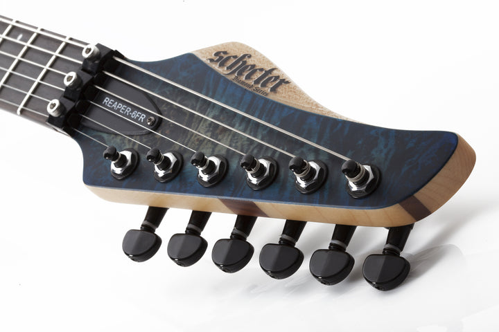 Schecter Reaper 6 Electric Guitar in Satin Sky Burst