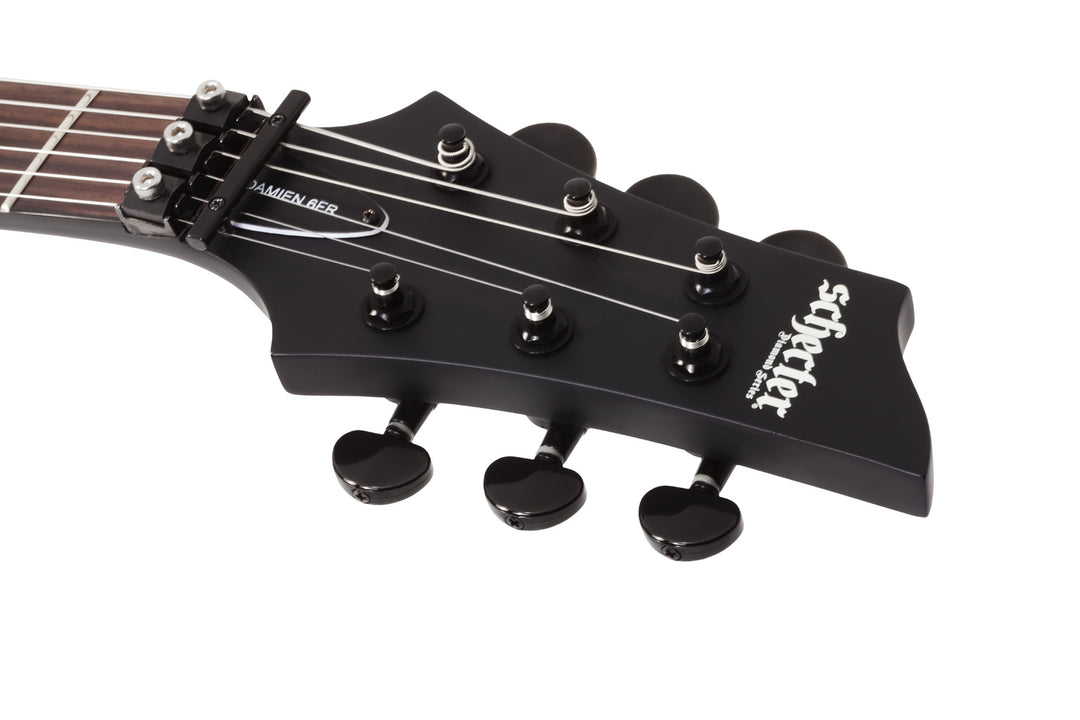 Schecter Damien 6 Electric Guitar in Satin Black