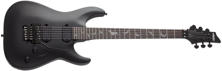 Schecter Damien 6 Electric Guitar in Satin Black