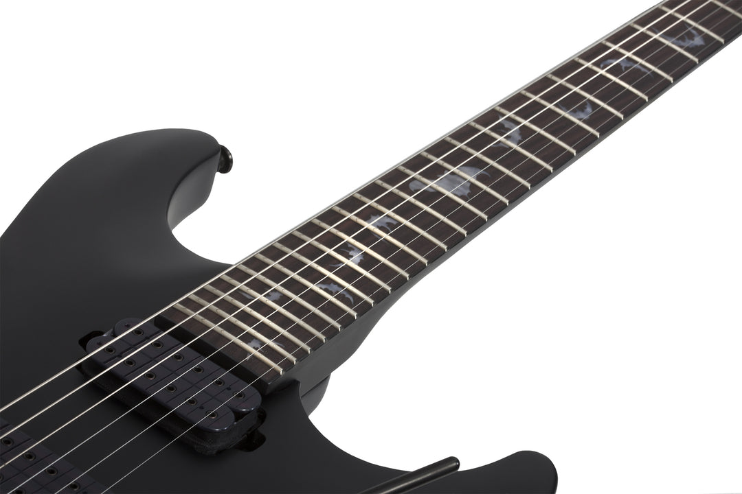 Schecter Damien 6 Electric Guitar in Satin Black