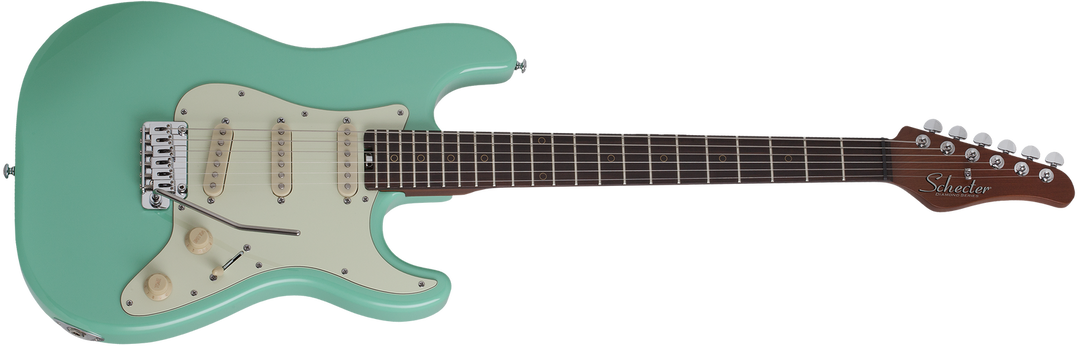 Schecter Nick Johnston Traditional Electric Guitar in Atomic Green