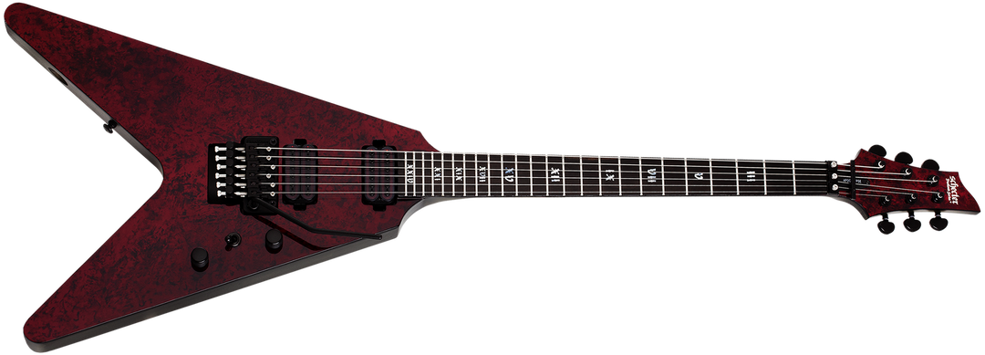 Schecter V-1 FR Apocalypse Flying V Electric Guitar