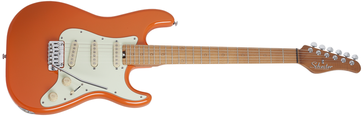 Schecter Nick Johnston Traditional Electric Guitar in Atomic Orange