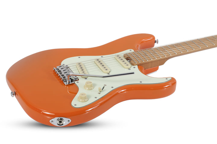 Schecter Nick Johnston Traditional Electric Guitar in Atomic Orange