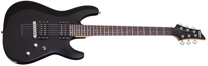 Schecter C-6 Deluxe Electric Guitar in Black