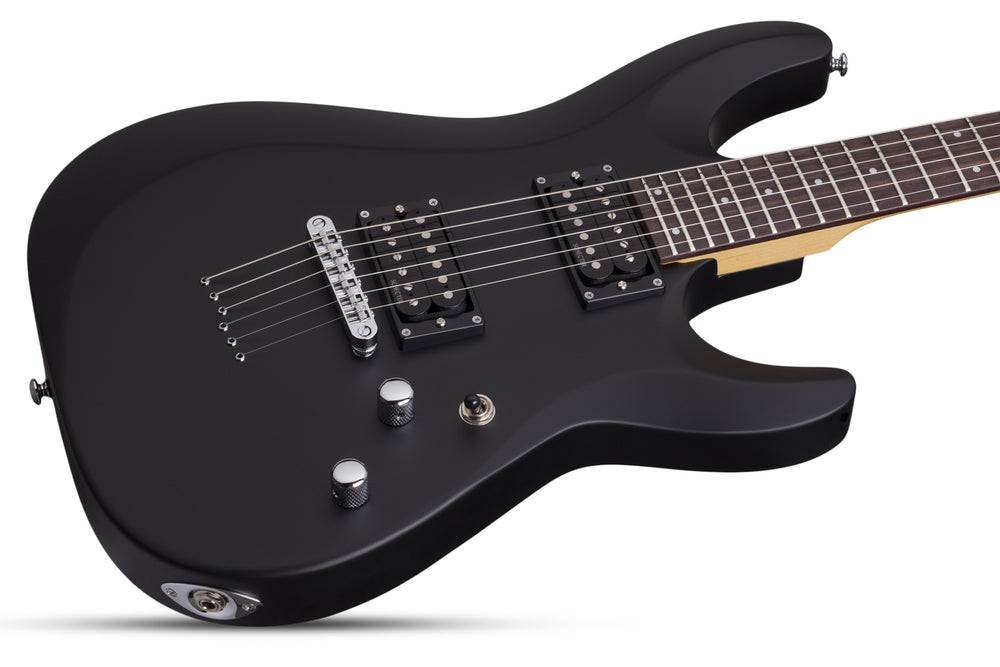 Schecter C-6 Deluxe Electric Guitar in Black