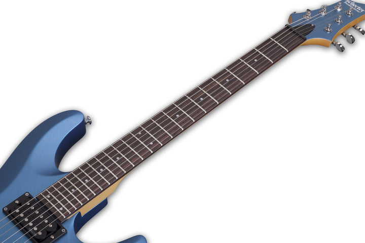 Schecter C-6 Deluxe Electric Guitar in Satin Metallic Light Blue