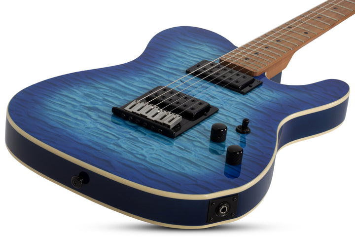 Schecter PT Pro Electric Guitar Trans Blue Burst