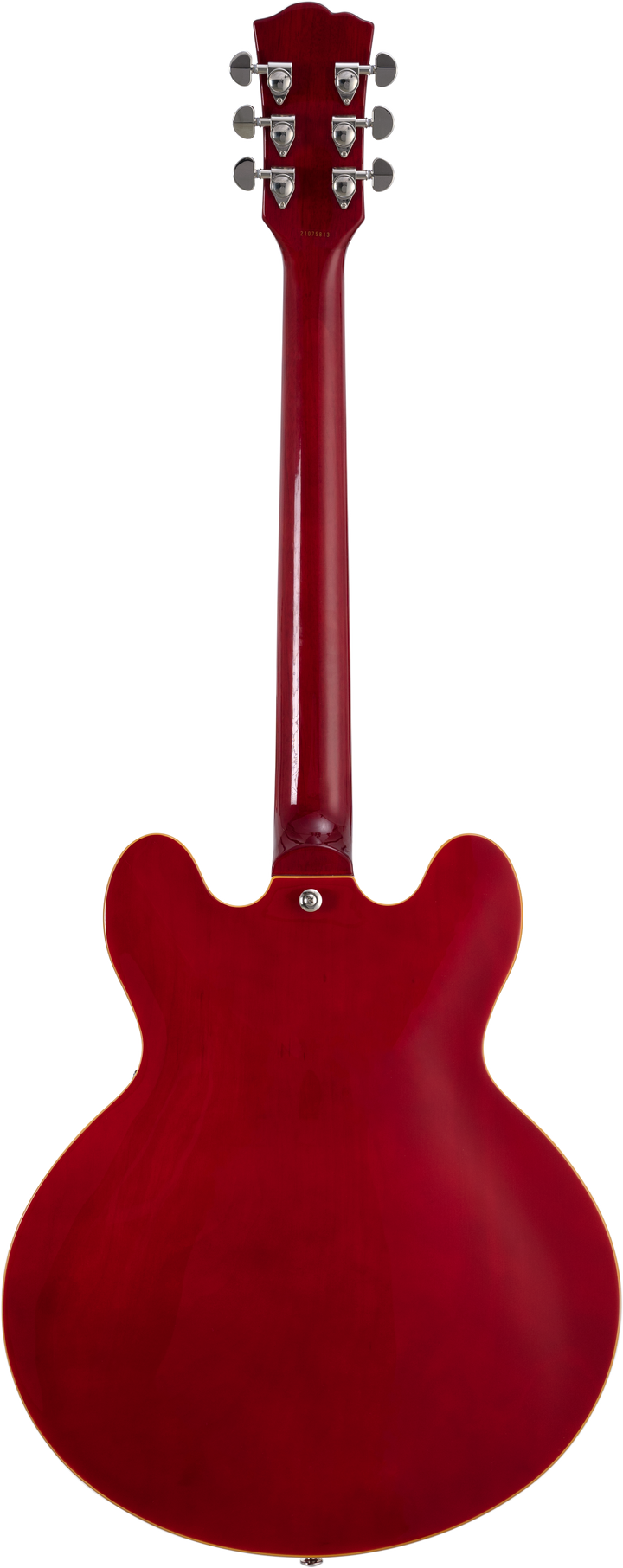 SX 335 Style Hollow Body Electric Guitar - Transparent Cherry Red