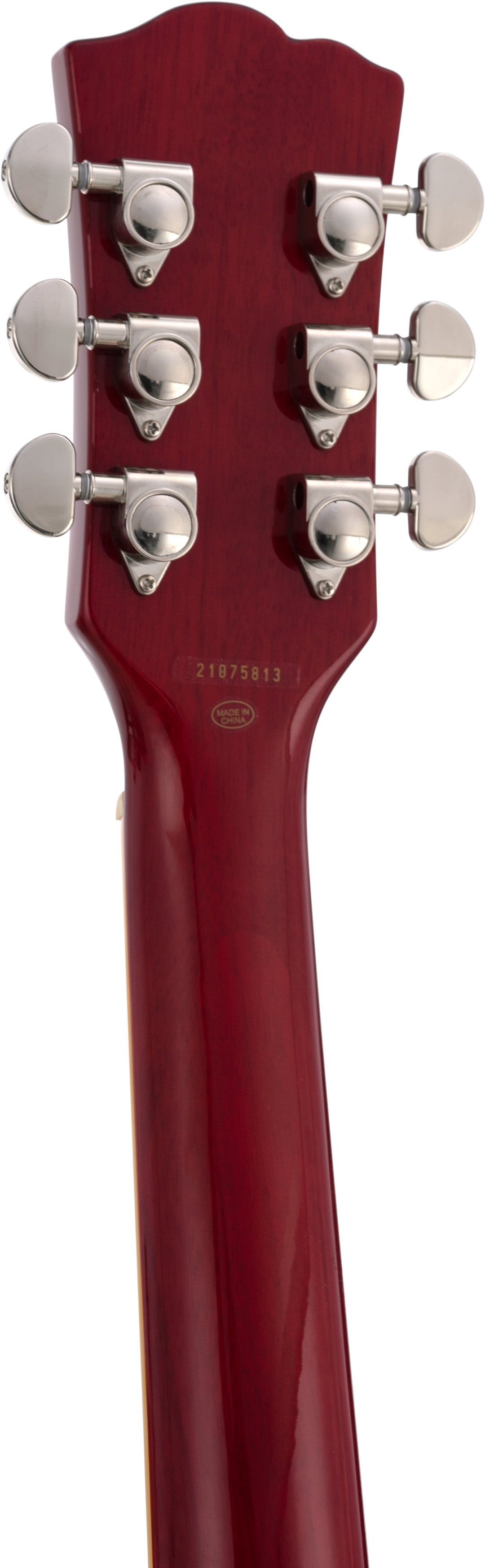 SX 335 Style Hollow Body Electric Guitar - Transparent Cherry Red