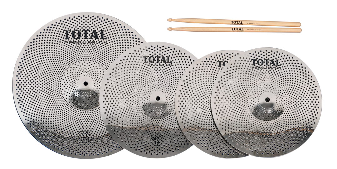Total Percussion Sound Reduction Cymbal Set - 13HH/14CR/18RD