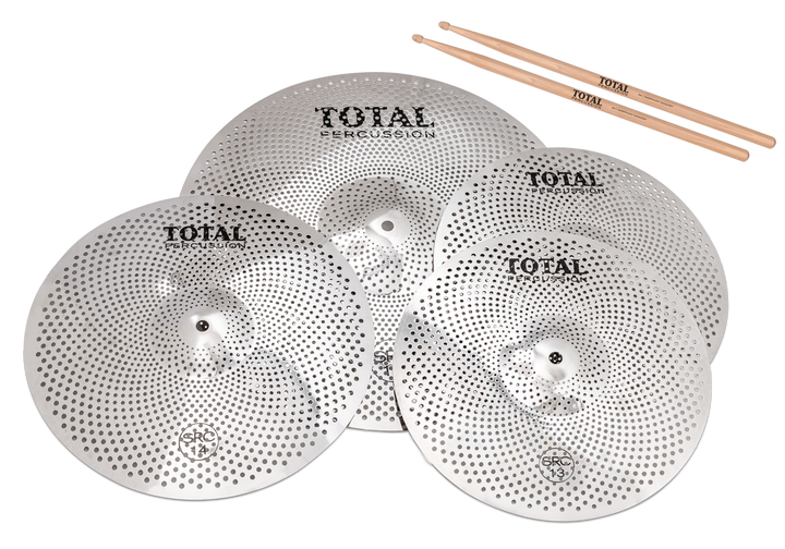 Total Percussion Sound Reduction Cymbal Set - 13HH/14CR/18RD