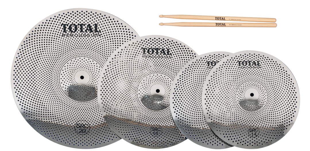 Total Percussion Sound Reduction Cymbal Set