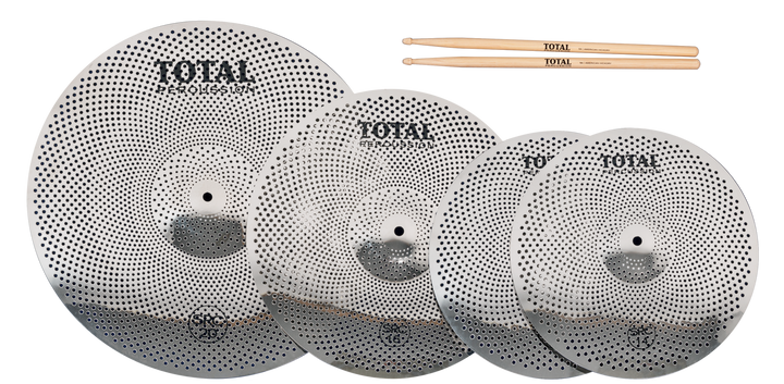 Total Percussion Sound Reduction Cymbal Set