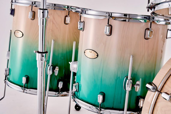 Pearl Decade Maple 22" ARTISAN Fusion Plus Drum Kit 6pc - WHITE BEACH PINE FADE