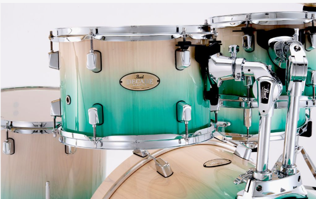 Pearl Decade Maple 22" ARTISAN Fusion Plus Drum Kit 6pc - WHITE BEACH PINE FADE