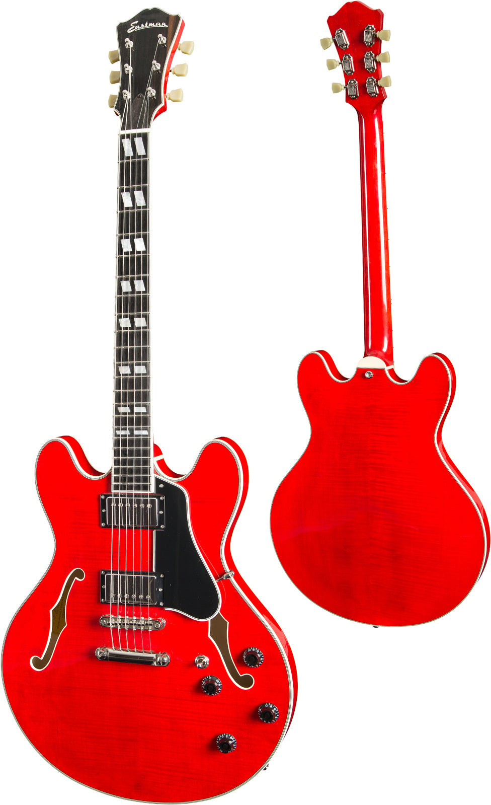 Eastman T486 Classic Thinline Deluxe In Red
