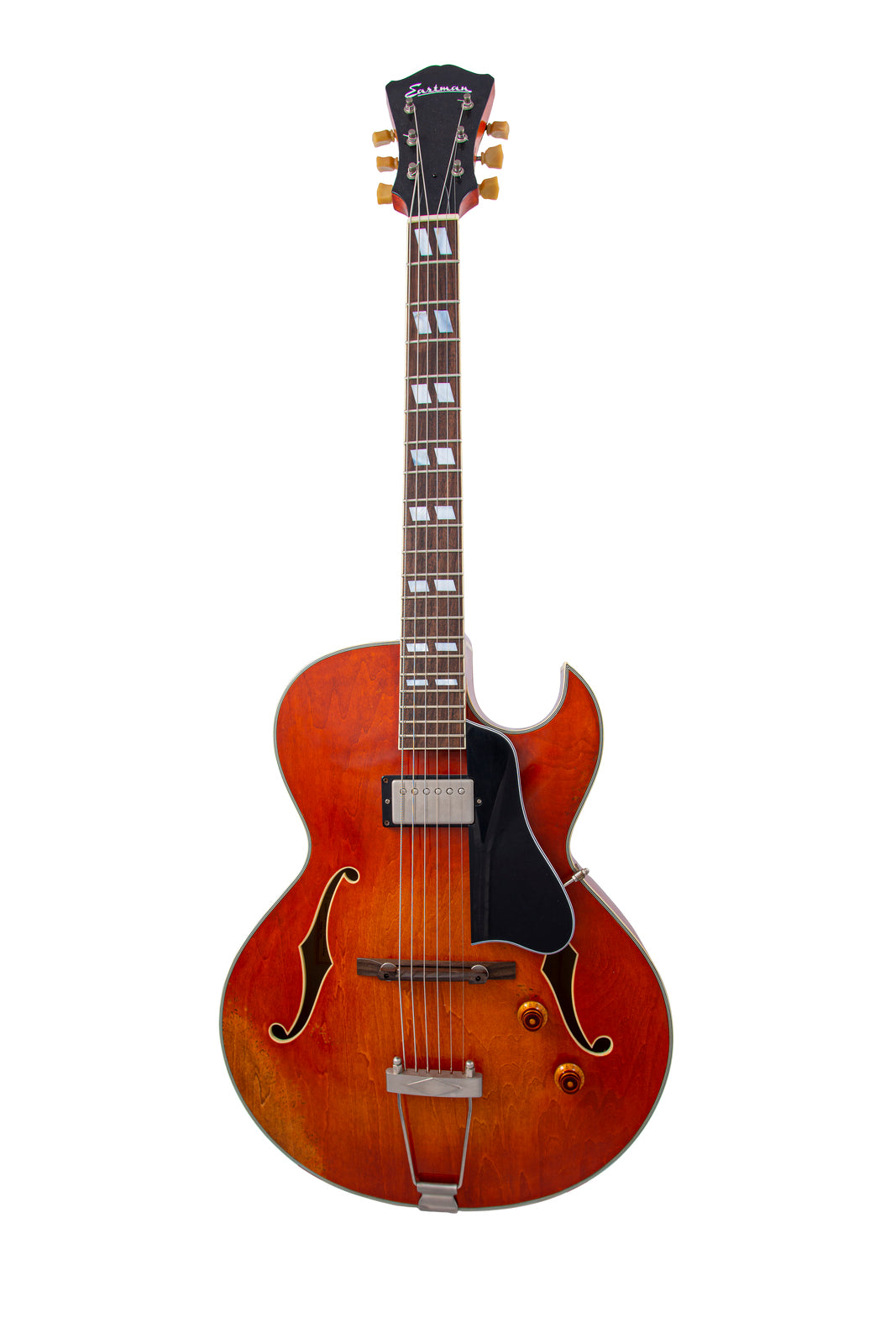 Eastman T49/V-AMB Archtop Amber Vanish Hollow Body Electric