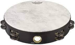 Remo 10" Tambourine 16 Jingles Black