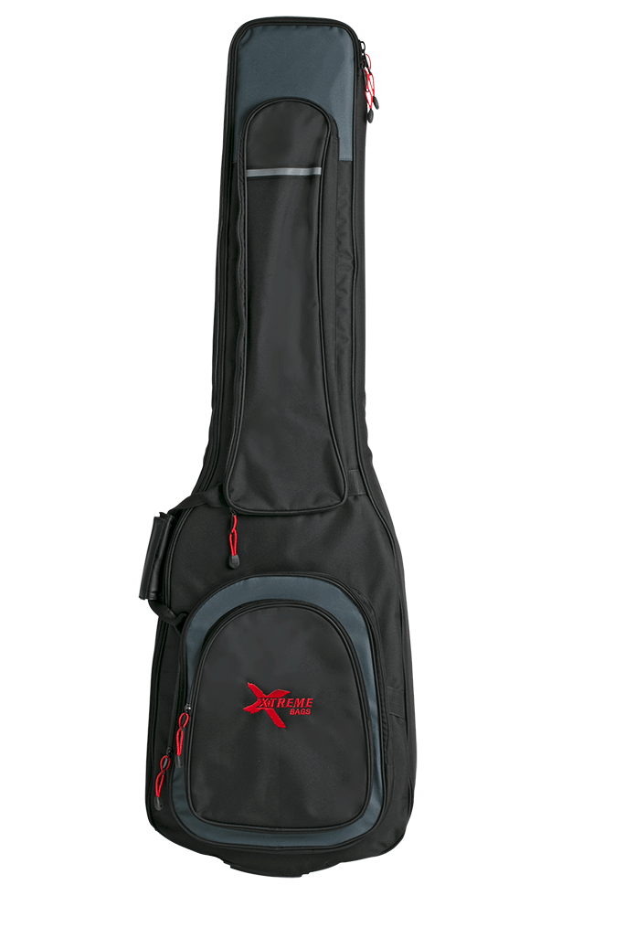 Electric Bass Gtr Gig Bag H/Duty Black 25Mm Thick