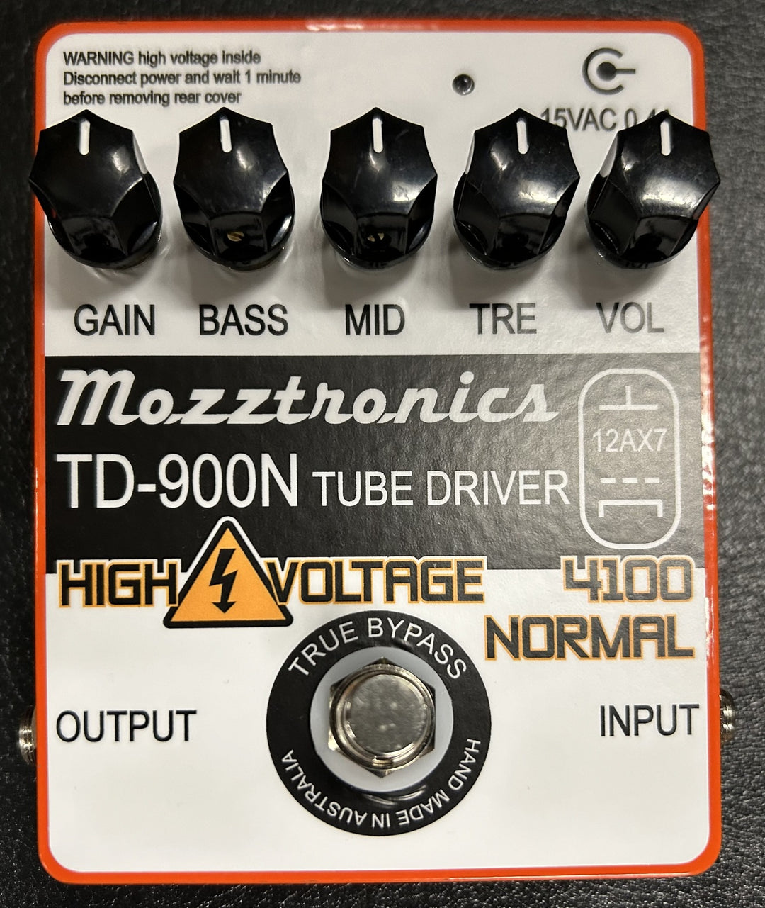 Mozztronics TD-900N 4100 Normal Tube Drive Pedal