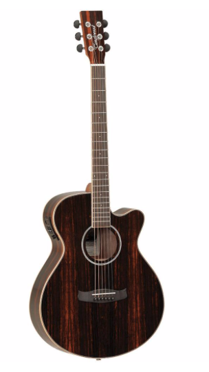 TANGLEWOOD DBT-SFCE AEB DISCOVERY EXOTIC SERIES SUPERFOLK EBONY